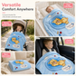 ☁️ Soft Embossed Cartoon Bear Cloud Blanket for Babies & Kids🧸 – 105x135cm All-Season Warm Nap Throw for Sofa, Bed & Crib🛏️