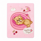 ☁️ Soft Embossed Cartoon Bear Cloud Blanket for Babies & Kids🧸 – 105x135cm All-Season Warm Nap Throw for Sofa, Bed & Crib🛏️