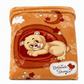 ☁️ Soft Embossed Cartoon Bear Cloud Blanket for Babies & Kids🧸 – 105x135cm All-Season Warm Nap Throw for Sofa, Bed & Crib🛏️