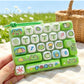 ⏳50% OFF ! 🔑 Keyboard Button Keychain – Cute Fidget Stress Relief Keyring, Portable Clicker Toy for Keys, Bags & Gifts⌨️