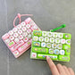 ⏳50% OFF ! 🔑 Keyboard Button Keychain – Cute Fidget Stress Relief Keyring, Portable Clicker Toy for Keys, Bags & Gifts⌨️