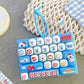 ⏳50% OFF ! 🔑 Keyboard Button Keychain – Cute Fidget Stress Relief Keyring, Portable Clicker Toy for Keys, Bags & Gifts⌨️