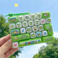 ⏳50% OFF ! 🔑 Keyboard Button Keychain – Cute Fidget Stress Relief Keyring, Portable Clicker Toy for Keys, Bags & Gifts⌨️