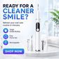 🦷 Portable Ultrasonic Teeth Cleaner ✨ Tartar Stain Remover Kit for Home Oral Care