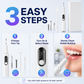 🦷 Portable Ultrasonic Teeth Cleaner ✨ Tartar Stain Remover Kit for Home Oral Care