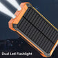 ☀️ Portable Solar Power Bank ✨ Outdoor Emergency Phone Charger