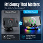 📱Universal Car Wireless Charging Phone Mount with RGB Light