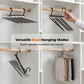 👖 50% OFF! ✨ Multi-Layer Space-Saving Pants Hanger – Holds 6 Pairs Vertically, Premium Anti-Slip Coating & Heavy-Duty Stainless Steel – Dual Hanging Modes Save Up to 80% Closet Space 🧺
