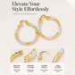 ✨Women's Elegant Twisted Hoop Earrings