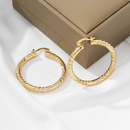 ✨Women's Elegant Twisted Hoop Earrings