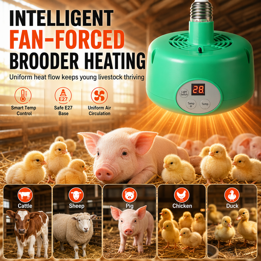 🐣 LIMITED‑TIME 50% OFF! 🌡️ Intelligent Brooder Heater – Adjustable Temperature & Fan-Assisted Warmth for Chicks 🔥