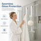 🔥Over the Shower Door Hooks, No Drill Bathroom Hanging Hooks for Towel, Sponge & Shower Accessories