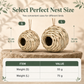 ⏳Time-Limited Special⏰Hand-Woven Spherical Straw Bird Nest | Dense-Weave Shelter Ornament for Backyard Birds🌾