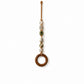 ✨Boho Beaded Towel Hanger with Wooden Ring | Decorative Wall Towel Holder for Bathroom & Kitchen