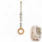 ✨Boho Beaded Towel Hanger with Wooden Ring | Decorative Wall Towel Holder for Bathroom & Kitchen