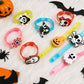 👻Kids LED Halloween Glow Bracelet, Flashing Light Up Wrist Bands, Halloween Party Favors Goodie Bag Fillers for Boys Girls