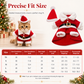 🎄 50% OFF! ✨ Christmas Pet Costume for Dogs & Cats – Hilarious 3D Standing Santa Suit with Integrated Stuffed Hands, Plush Warmth Premium Stitching & Thick Velvet Trim – Lightweight Holiday Outfit for Cats & Dogs 🐾