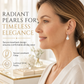 💫 Elegant Faux Pearl & Cubic Zirconia Drop Earrings | Shiny Dangle Earrings for Women Daily & Party Wear