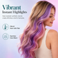 💇‍♀️ Colored Straight Clip-In Hairpieces | Quick Install Straight Clip In Hair Extensions, No Glue Needed