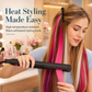 💇‍♀️ Colored Straight Clip-In Hairpieces | Quick Install Straight Clip In Hair Extensions, No Glue Needed