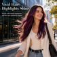 💇‍♀️ Colored Straight Clip-In Hairpieces | Quick Install Straight Clip In Hair Extensions, No Glue Needed
