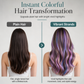 💇‍♀️ Colored Straight Clip-In Hairpieces | Quick Install Straight Clip In Hair Extensions, No Glue Needed
