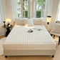 Soft Rabbit Plush and Milk Velvet Fitted Sheet Mattress Cover Dustproof Mattress Protector
