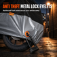 🌧️ Waterproof Motorcycle Cover with Lock Holes | Heavy Duty Outdoor Motorbike Cover, Anti Dust & UV Protection