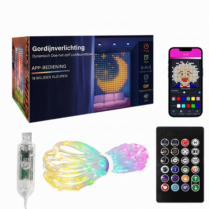 🎄 LIMITED-TIME 50% OFF! 💡 Smart LED Curtain Lights — App Control, Music Sync & Custom Light Effects ✨