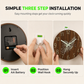 🕰️ LIMITED-TIME 50% OFF! 🌙 12-Inch Silent Wooden Wall Clock – Luminous Dial, Wood Grain, No Tick ✨