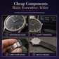 ⌚ Fashionable Men’s Square Quartz Watch ✨ Steel Strap Classic Wristwatch for Men & Students