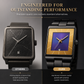 ⌚ Fashionable Men’s Square Quartz Watch ✨ Steel Strap Classic Wristwatch for Men & Students