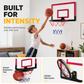 🏀 LIMITED-TIME 50% OFF! 🧱 No Drill Wall Mounted Folding Basketball Hoop Toy Set – For Kids Indoor & Outdoor Play ✨