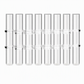 🌷 Clear Glass Test Tube Vase Set ✨ With Cleaning Brush | Modern Propagation Station for Hydroponic Plants