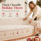 📢📢50% OFF !! ⏰Thickened Christmas Style Chenille Sofa Cover Full Coverage Cat Scratch Resistant and Stain Resistant Couch Slipcover
