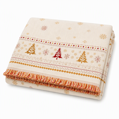 📢📢50% OFF !! ⏰Thickened Christmas Style Chenille Sofa Cover Full Coverage Cat Scratch Resistant and Stain Resistant Couch Slipcover