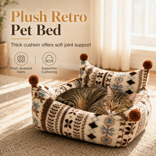 📢📢50% OFF !! ⏰Warm Pet Bed Sofa for Dogs and Cats Cozy Sleeping Mat Cushion for All Seasons