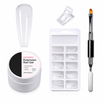 🧴Solid Builder Gel ✨Non-Sticky Formula Nail Extension Sculpting Gel