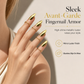 ✨50% OFF! ✨Metal Fingertip Nail Ring Set – Adjustable, Mirror Finish, Artistic Style 💅