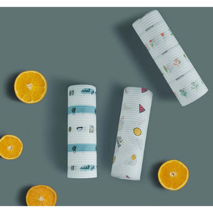 🧽 50% OFF! ✨ Pre-Soaped Disposable Kitchen Wipes – Built-In Detergent Activated by Water, Dual Wet & Dry Use, Reusable Washable Non-Woven Cloth with Perforated Roll Design – Highly Absorbent & Lint-Free – 25 or 50 Sheets 🧼