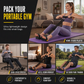 Multifunctional Pedal Resistance Band Elastic Pull Rope for Abdominal Exercise Home Workout Yoga and Pilates Fitness for Men and Women