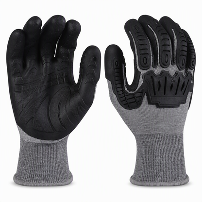 🛡️🧤 Thickened Impact Resistant Work Gloves | Heavy Duty Safety Gloves, Shock & Wear Protection for Mechanics & Construction