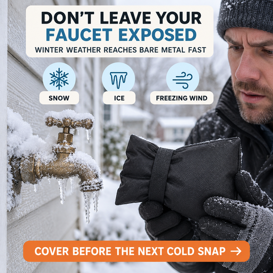 ❄️🚰Outdoor Faucet Cover | Winter Freeze Protection Tap Insulator
