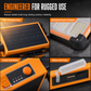 ⚡ 50% OFF NOW! 🔦 Solar LED Work Light & Camping Lantern – Power Bank, 4 Modes & 360° Kickstand – All-Weather Resistant 🏕️