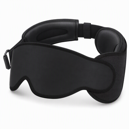 🌙✈️ Integrated Memory Foam Travel Pillow + 3D Blackout Sleep Eye Mask Set | Comfort Neck Support for Travel