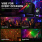 🎉 Rechargeable Laser Party Light | Remote Control ✨ RGB Disco Stage Lamp