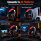 📢📢 50% OFF🎮Over-Ear Gaming Headset with Mic – Immersive Sound & Clear Communication for PC and Console
