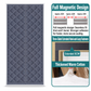 🔥Thickened Magnetic Thermal Insulated Door Curtain Windproof and Soundproof Oxford Cloth Cotton Door Screen for Winter