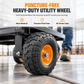 🚗350-4 Solid Polyurethane Foam Wheel 1 Piece Replacement Tire for Hand Trucks Garden Carts and Warehouse Trolleys