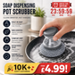 ⏳Time-Limited Special⏰Scrubber Brush! Built-in soap, non-scratch & ergonomic. Clean pots easily – grab yours! ✅